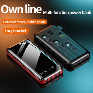 ที่ชาร์จแบบพกพาค<span class=keywords><strong>ว</strong></span>ามจุสูงกลางแจ้ง<span class=keywords><strong>10000</strong></span>/20000mAh แบตเตอรี่สำรอง4สายในตัวพร้อมหน้าจอ LED และไฟฉาย - Product Image 4