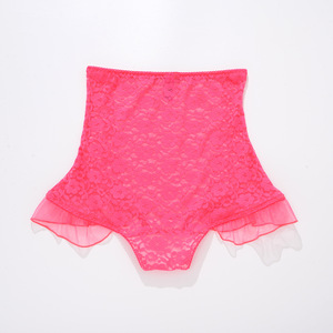 Mutandine a <span class=keywords><strong>vita</strong></span> <span class=keywords><strong>alta</strong></span> Plus Size con eleganti ricami e pizzi floreali per Comfort e sicurezza tutto il giorno - Product Image 2