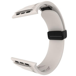 Correa de silicona magnética plegable estilo hoja compatible con Apple Watch Ultra 9876543210 series SE - Product Image 3