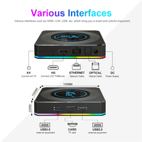 Decodificador de Video HD 4K Amlogic S905X4 OTT Smart TV Box con WiFi Dual AC 2.4G/5G, DDR3 4GB, EMMC 32GB/64GB, Android, Gran Venta en el Reino Unido