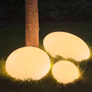 Lampe de pelouse Cailloux Extérieure Pelouse Cour Jardin Lumière Décorative Lampadaire Extérieur Étanche Moderne LED Pierre - Product Image 5