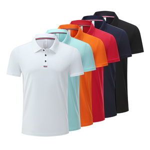 เสื้อโปโลแขนสั้นลายปักลายดูดความชื้นใส่เล่นกอล์ฟใส่ได้ทุกวัน - Product Image 3