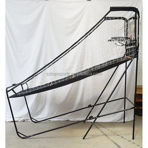 Macchina <span class=keywords><strong>da</strong></span> gioco elettrica portatile e mobile per tiro <span class=keywords><strong>da</strong></span> basket per interni ed esterni a doppio cerchio all'ingrosso - Product Image 4
