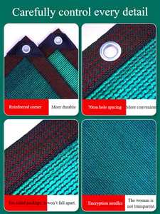 شبكة تظليل للحدائق، شبكة حماية من الشمس، غطاء نباتات خارجي، حماية من الأشعة فوق البنفسجية، قماش تظليل للخصوصية في الشرفة، نسيج محبوك للشرفة في الصيف - Product Image 6