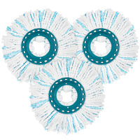 Vadrouille de remplacement compatible avec le système de vadrouille Leifheit Clean Twist Disc 360 Spin Magic Mop pour tous les types de sols