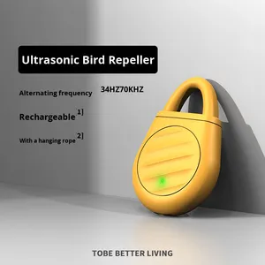 Répulsif à ultrasons pour oiseaux domestiques, protection de balcon, rechargeable, électronique, extérieur, <span class=keywords><strong>anti</strong></span>-pigeons, prévention des oiseaux - Product Image 6