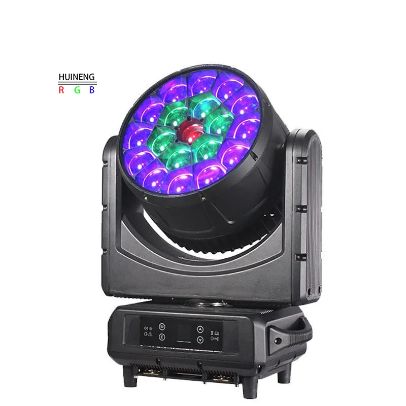 Extérieur 19*40w RGBW 4in1 LED Étanche Big Bee Eyes Zoom Lumières de scène mobiles pour DJ Disco Event Party