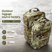 Sac à dos tactique multi-compartiments imperméable pour la randonnée, le camping, les voyages et les premiers secours en plein air, camouflage 900D