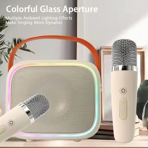 P3c-Reproductor de karaoke con <span class=keywords><strong>canciones</strong></span> K para bailar <span class=keywords><strong>en</strong></span> interiores y exteriores, máquina Ktv, altavoz de música de audio inalámbrico con micrófono - Product Image 5