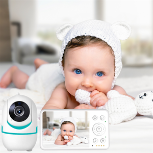 Berceuses intégrées et bruits blancs Vision nocturne claire Écran LCD 3.2 pouces <span class=keywords><strong>Surveillance</strong></span> intelligente du bébé Camara Vigilancia <span class=keywords><strong>Bebe</strong></span> - Product Image 1