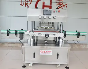 Fully Automatic Capping Machines Capping Machine Beverages Liquid Powder Filling Sealing And Capping Machine CE Certificate
