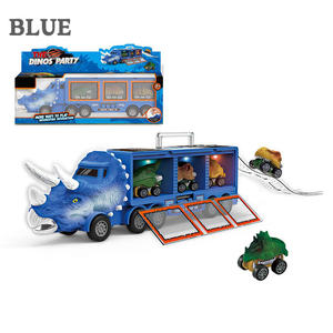 Camion Musical Interactif Triceratops : Jouet Électrique de Transport d'Animaux, Kit de Voiture Lumineuse Dinosaure pour Enfants - Product Image 4