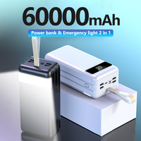 Batterie externe pour ordinateur portable 50000mah 80000mah Station d'alimentation portable à charge rapide batteries externes grande capacité chargeur 50000