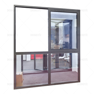 Fenêtre coulissante panoramique en alliage d'aluminium, vue stable et panoramique, verre trempé épais stratifié, fenêtre coulissante sur mesure - Product Image 6