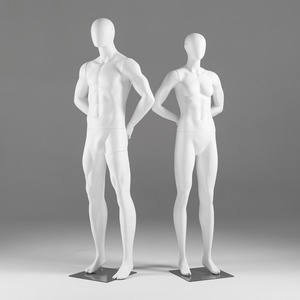 Maniquíes de Exhibición de <span class=keywords><strong>Cuerpo</strong></span> Completo y Torso en Blanco Mate Premium - Product Image 4