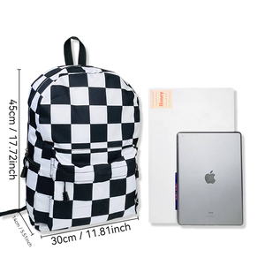 Mochilas Escolares Personalizadas/Al Por Mayor para Niñas y Niños, Mochila de Viaje Estilo Occidental para Portátil con Correas Acolchadas Ajustables - Product Image 2