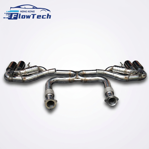 Système d'échappement haute performance pour Chevrolet Corvette C8, tuyau droit, silencieux catback en acier inoxydable avec système Valvetronic - Product Image 4