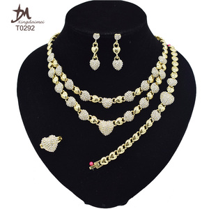 T0290 Offre Spéciale 2023 hip hop papillon ensemble <span class=keywords><strong>de</strong></span> bijoux <span class=keywords><strong>en</strong></span> plaqué <span class=keywords><strong>or</strong></span> 18K - Product Image 3
