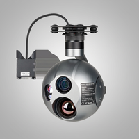 Caméra à cardan 3 axes A20KTR 4K avec zoom thermique et laser, charge utile de drone UAV en aluminium de 1036 g pour vol autonome
