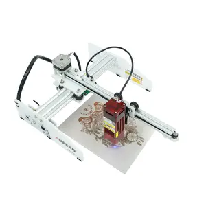 Grabador láser portátil AL1, máquina de grabado láser pequeña para área de grabado de vidrio acrílico de cuero de madera, enfoque fijo de 30mm y 0,5mm