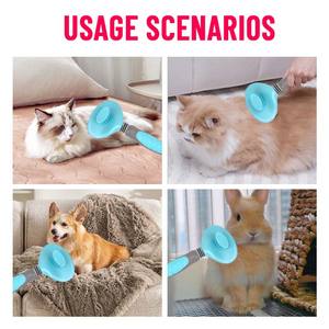 Spazzola Autopulente per Rimozione Peli di Cani e Gatti, Materiale TPR+Acciaio, Pettine per <span class=keywords><strong>Toelettatura</strong></span> di Piccoli Animali - Product Image 3