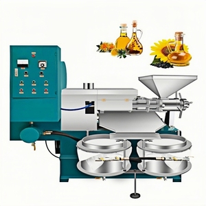 Automatic Cold & Hot Pressing Peanut/Rapeseed <b>Oil</b> Making <b>Machine</b> 40-80kg/h Energy Saving 220V - Product Image 2