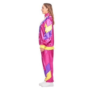 Costume de scène disco des années 80 unisexe pour adultes, tenue sportive punk hip hop, tenue de fête d'Halloween, ensemble de survêtement coloré - Product Image 4