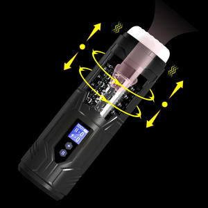 Taza de masturbación giratoria retráctil súper silenciosa, masturbador para hombres, nuevo juguete eléctrico para adultos con pantalla de visualización - Product Image 2