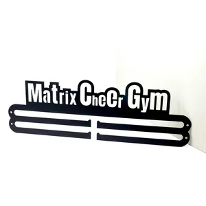 Precio bajo al por mayor Medallero personalizado Souvenir Running Sport Medal Display Hanger