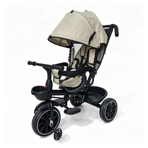 <span class=keywords><strong>Triciclo</strong></span> Infantil de Última Moda con Toldo y Manillar de Empuje, Éxito de Ventas de Fábrica, Apto para Niños y Niñas. Muy Popular - Product Image 1