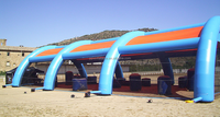 Solution de terrain bon marché chasse à la cible mur de tir CS jeu de tir équipement tactique nxl arène de paintball gonflable