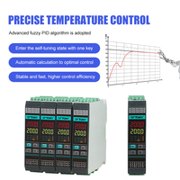 Contrôleur de température à quatre boucles d'algorithme PID à affichage numérique intégré LCD de haute précision