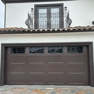 Puerta de Garaje Enrollable Automática de Acero y Aleación de Aluminio, Moderna, de Alta Calidad, Resistente al Viento, para Residencias y Villas, Gran Venta - Product Image 2