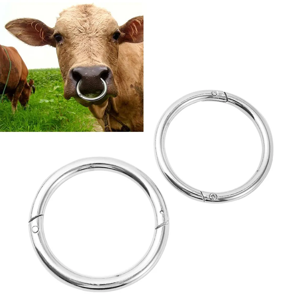 Farm Ranch strumenti veterinari allevamento bestiame anello per naso ritenuta spremere Bull Nose Clip