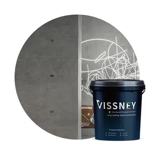 Vissney 마이크로 screed 준비 혼합 코팅 이상적 산업 및 개인 사용 마이크로 시멘트 벽 페인트