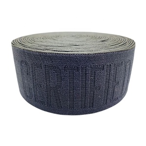 1.5 <span class=keywords><strong>inch</strong></span> bán buôn tùy chỉnh màu duy nhất Jacquard Debossed Logo mềm polyester/Nylon dệt ban nhạc đàn hồi vải cho đồ lót - Product Image 6
