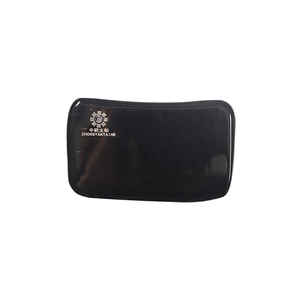 Outil <span class=keywords><strong>Gua</strong></span> <span class=keywords><strong>Sha</strong></span> noir authentique, grattoir triangulaire ergonomique pour le bien-être du visage et du corps - Product Image 5