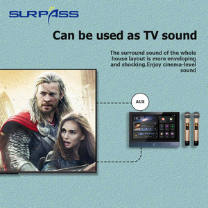 Pw7830k 8 fcr53 chuyên nghiệp 7 inch Nhà Thông Minh 5G <span class=keywords><strong>Wifi</strong></span> BT tường khuếch đại với Micro không dây loa sản phẩm - Product Image 4