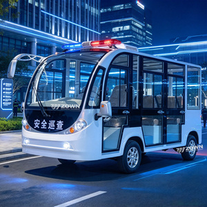 Autobús Eléctrico Turístico Económico al por Mayor con Cabina Cerrada para Servicio de Transporte en Complejos Turísticos de Aguas Termales y Parques Industriales - Product Image 1