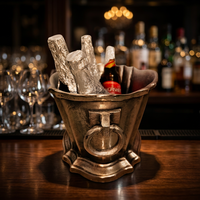 Seau à glace pour champagne et vin Cuve De Prestige Du Louuis, également utilisable comme pot de culture