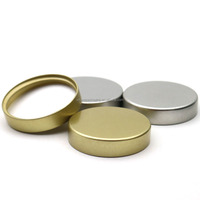 Capsules métalliques Unishell filetées en fer blanc à bord lisse 38/400 45/400 53/400 pour bocaux – Approvisionnement direct usine