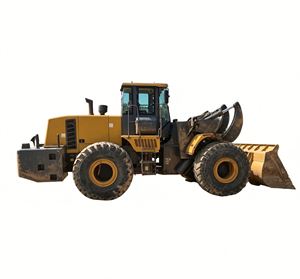 Yellow Diesel Wheel Loader LW500KV-T25 Front Loader Heavy Duty Construction Equipment with Large Bucket and Robust Tires - Product Image 1