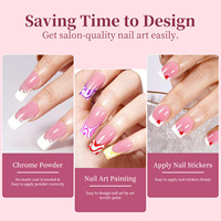 9 Couleurs/Boîte 135 Pièces – Nouveaux Ongles d'Orteils en ABS à Couverture Complète, Design Français Personnalisé – Faux Ongles d'Orteils à Presser Façon French