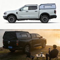 Toldo Inflable para Camioneta, Ligero, con Laterales Suaves y Techo Rígido, Ajuste Universal para Ranger, Hilux, Navara, con Ventana