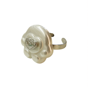 แหวนแฟชั่น สแตนเลสสตีล 316L ชุบทอง PVD ทนทาน ปรับขนาดได้ ดีไซน์รูปหัวใจ - Product Image 2
