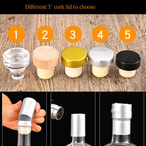 Botella de Vidrio Transparente Verde Mate y Negra para Vino, Aceite de Oliva, Vodka, Ron y Ginebra, en Todos los Tamaños: 100 ml, 375 ml, 500 ml, 750 ml, con Corcho - Product Image 6