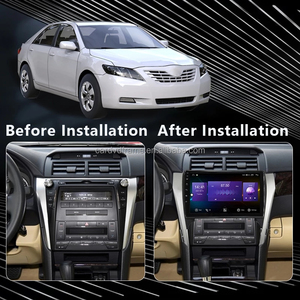 4 + 64G màn hình Android Carplay DSP DAB GPS kích hoạt 1 năm đôi Din Xe đa phương tiện Máy nghe nhạc đơn vị đứng đầu cho 2012-2015 cho TOYOTA - Product Image 2