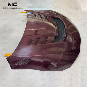 Para Toyota SUPRA A90 A91MK GR, Capó Delantero de Fibra de Carbono Roja Real, Cubierta de Motor de Fibra de Carbono, Capó Rojo de Fibra de Carbono - Product Image 3