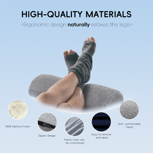 YUE RISE Cuscino Semicircolare Premium in Memory Foam a Lento Ritorno per Gambe, Comodo per Letto, Divano, Ufficio - Product Image 4