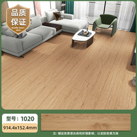 Luxus-Vinylfliesen LVT Bodenaufkleber Holzmaserung EIR-Prägung Rutschfest Selbstklebender PVC-Bodenbelag für Innenrenovierung